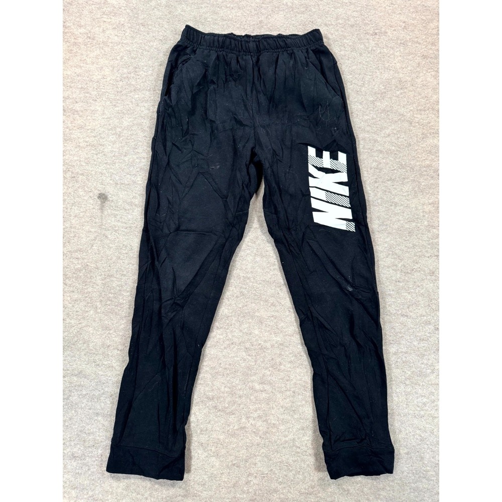 Nike Dry GFX Tapered Pants Mens Large Black Pockets Logo Drawstring Waist BV3915